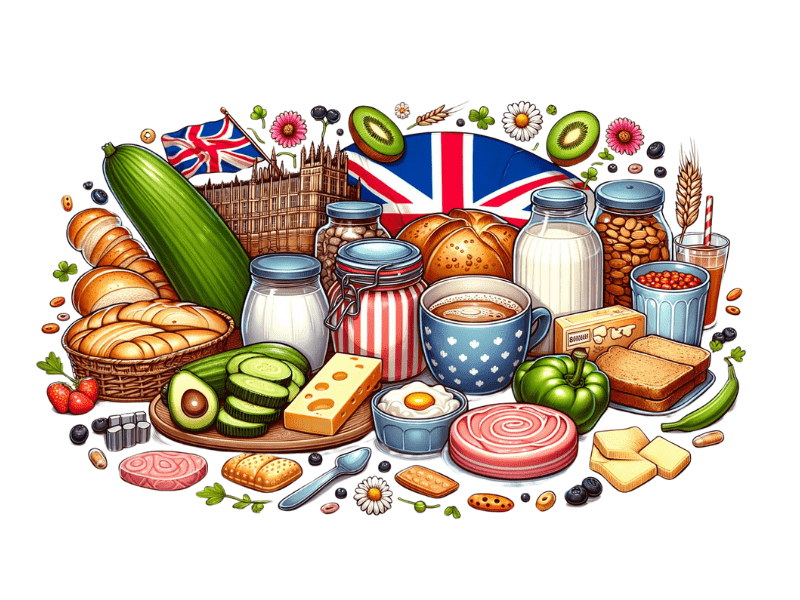 stawki VAT w UK na żywność