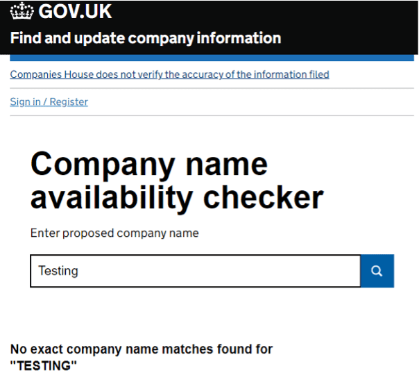 Choosing a Limited Company Name 